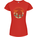 Sloth Say Less Do Lesser Funny Slogan Womens Petite Cut T-Shirt Red