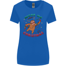 Sloth Wake Me Up When It's Christmas Womens Wider Cut T-Shirt Royal Blue