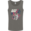 Sloth Wars Funny TV & Movie Parody Mens Vest Tank Top Charcoal