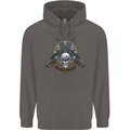 Sniper Ace One Shot Kill Para Marine Army Mens 80% Cotton Hoodie Charcoal