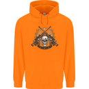 Sniper Ace One Shot Kill Para Marine Army Mens 80% Cotton Hoodie Orange