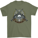 Sniper Ace One Shot Kill Para Marine Army Mens T-Shirt Cotton Gildan Military Green