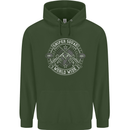 Sniper Squad Worldwide Army Para Marines Mens 80% Cotton Hoodie Forest Green