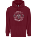 Sniper Squad Worldwide Army Para Marines Mens 80% Cotton Hoodie Maroon
