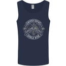 Sniper Squad Worldwide Army Para Marines Mens Vest Tank Top Navy Blue