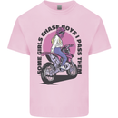 Some Girls Chase Funny Biker Motorcycle Kids T-Shirt Childrens Light Pink