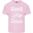 Some Grandad's Play Bingo Real Grandads Ride Motorbikes Mens Cotton T-Shirt Tee Top Light Pink