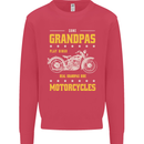 Some Grandpas Funny Biker Motorcycle Bike Kids Sweatshirt Jumper Heliconia