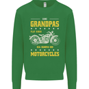 Some Grandpas Funny Biker Motorcycle Bike Kids Sweatshirt Jumper Irish Green