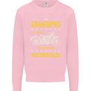 Some Grandpas Funny Biker Motorcycle Bike Kids Sweatshirt Jumper Light Pink