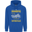 Some Grandpas Funny Biker Motorcycle Bike Mens 80% Cotton Hoodie Royal Blue