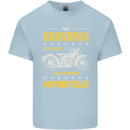 Some Grandpas Funny Biker Motorcycle Bike Mens Cotton T-Shirt Tee Top Light Blue