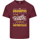 Some Grandpas Funny Biker Motorcycle Bike Mens Cotton T-Shirt Tee Top Maroon