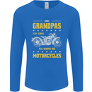Some Grandpas Funny Biker Motorcycle Bike Mens Long Sleeve T-Shirt Royal Blue