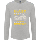 Some Grandpas Funny Biker Motorcycle Bike Mens Long Sleeve T-Shirt Sports Grey