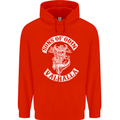 Son of Odin Valhalla Viking Norse Mythology Mens 80% Cotton Hoodie Bright Red