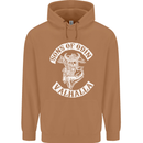 Son of Odin Valhalla Viking Norse Mythology Mens 80% Cotton Hoodie Caramel Latte