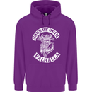 Son of Odin Valhalla Viking Norse Mythology Mens 80% Cotton Hoodie Purple