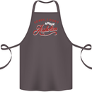 Sorry, I Don't Speak Assholian Funny Slogan Cotton Apron 100% Organic Dark Grey