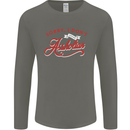 Sorry, I Don't Speak Assholian Funny Slogan Mens Long Sleeve T-Shirt Charcoal