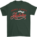Sorry, I Don't Speak Assholian Funny Slogan Mens T-Shirt Cotton Gildan Forest Green