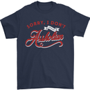 Sorry, I Don't Speak Assholian Funny Slogan Mens T-Shirt Cotton Gildan Navy Blue