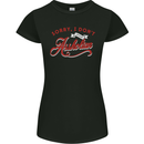 Sorry, I Don't Speak Assholian Funny Slogan Womens Petite Cut T-Shirt Black