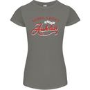 Sorry, I Don't Speak Assholian Funny Slogan Womens Petite Cut T-Shirt Charcoal