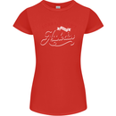 Sorry, I Don't Speak Assholian Funny Slogan Womens Petite Cut T-Shirt Red