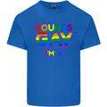 Sounds Gay I'm in Funny LGBT Mens Cotton T-Shirt Tee Top Royal Blue