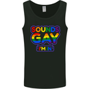 Sounds Gay I'm in Funny LGBT Mens Vest Tank Top Black