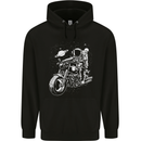 Space Biker Astronaut on a Motorcycle Space Childrens Kids Hoodie Black