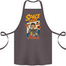 Space Cadet Explore the Galaxy Astronaut Cotton Apron 100% Organic Dark Grey