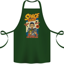 Space Cadet Explore the Galaxy Astronaut Cotton Apron 100% Organic Forest Green