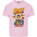 Space Cadet Explore the Galaxy Astronaut Mens Cotton T-Shirt Tee Top Light Pink