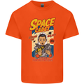 Space Cadet Explore the Galaxy Astronaut Mens Cotton T-Shirt Tee Top Orange