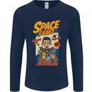Space Cadet Explore the Galaxy Astronaut Mens Long Sleeve T-Shirt Navy Blue