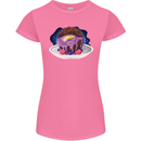 Space Planet Dessert Funny Food Womens Petite Cut T-Shirt Azalea