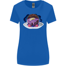 Space Planet Dessert Funny Food Womens Wider Cut T-Shirt Royal Blue