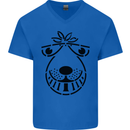 Spacehopper Retro Bouncy Toy Space Hopper Mens V-Neck Cotton T-Shirt Royal Blue