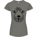 Spacehopper Retro Bouncy Toy Space Hopper Womens Petite Cut T-Shirt Charcoal