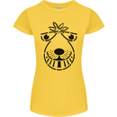 Spacehopper Retro Bouncy Toy Space Hopper Womens Petite Cut T-Shirt Yellow
