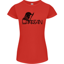 Spartan Gym Training Top Bodybuilding Womens Petite Cut T-Shirt Red