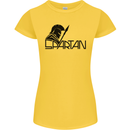 Spartan Gym Training Top Bodybuilding Womens Petite Cut T-Shirt Yellow