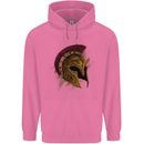 Spartan Helmet Gym Bodybuilding Training Childrens Kids Hoodie Azalea