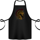 Spartan Helmet Gym Bodybuilding Training Cotton Apron 100% Organic Black