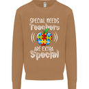 Special Needs Teachers Autism Autistic ASD Mens Sweatshirt Jumper Caramel Latte
