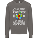 Special Needs Teachers Autism Autistic ASD Mens Sweatshirt Jumper Charcoal