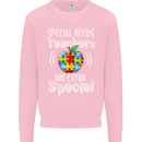 Special Needs Teachers Autism Autistic ASD Mens Sweatshirt Jumper Light Pink