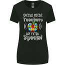 Special Needs Teachers Autism Autistic ASD Womens Wider Cut T-Shirt Black